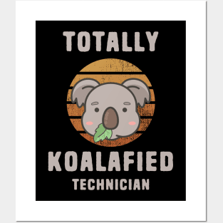 Koalafied Technician Posters and Art